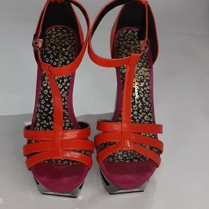 Jessica Simpson  all leather plataform side 8.5